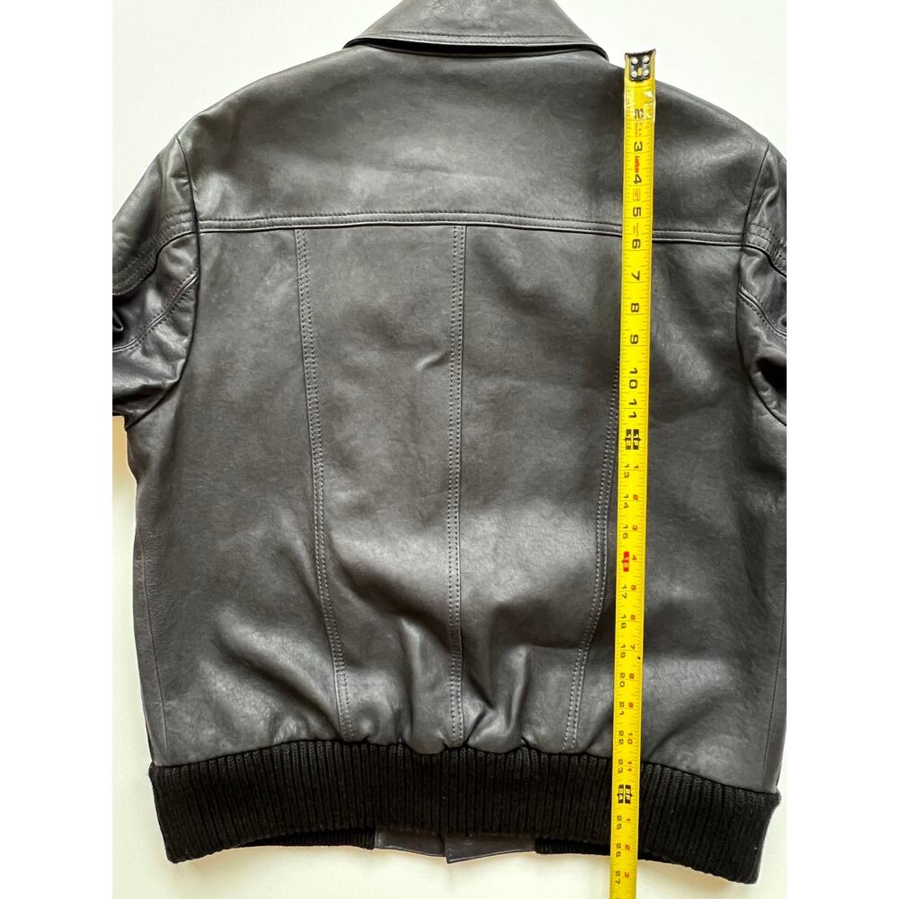 Coach Men's Leather Biker Moto Jacket Navy Size 54/XL NWT $1300 - Picture 15 of 16